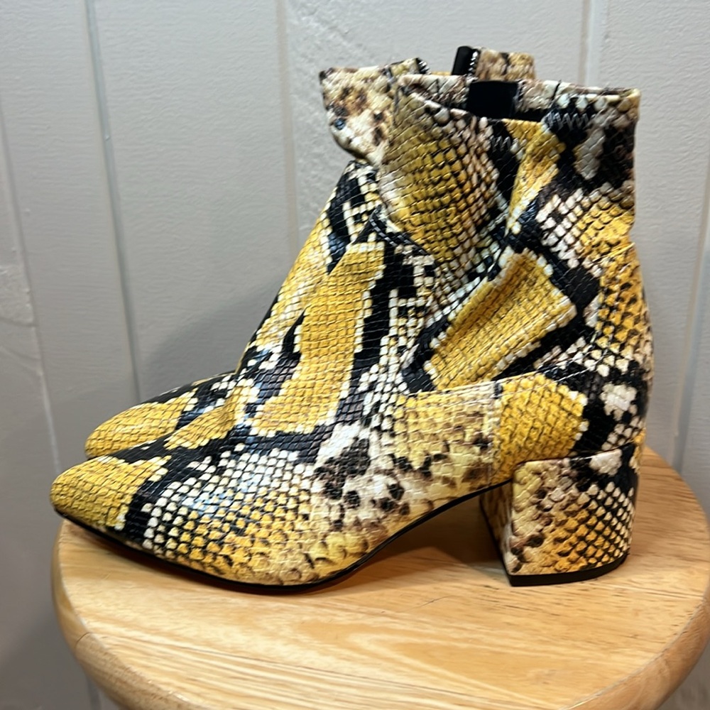 Aldo Uruclya Snake Ankle Boots - Picture 6 of 10